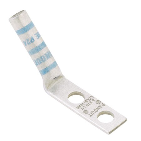 Panduit Copper Compression Lug, 2 Hole, 300 kcmil Flex, 3/8 (, LCCX300-38DH-6 LCCX300-38DH-6